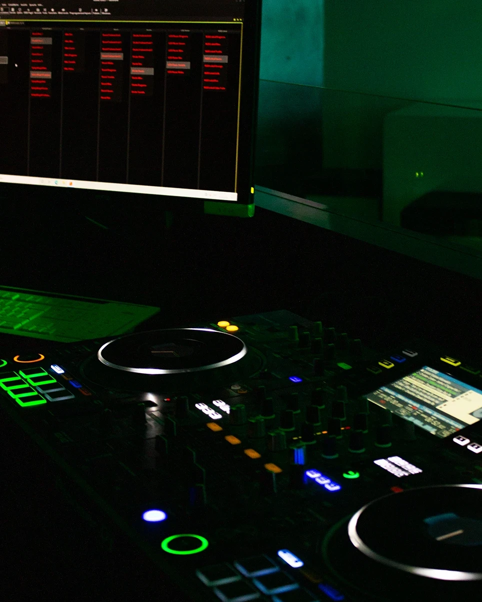 Stylish private event venue with professional lighting and sound system